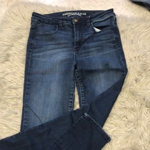 AE dark wash jeans